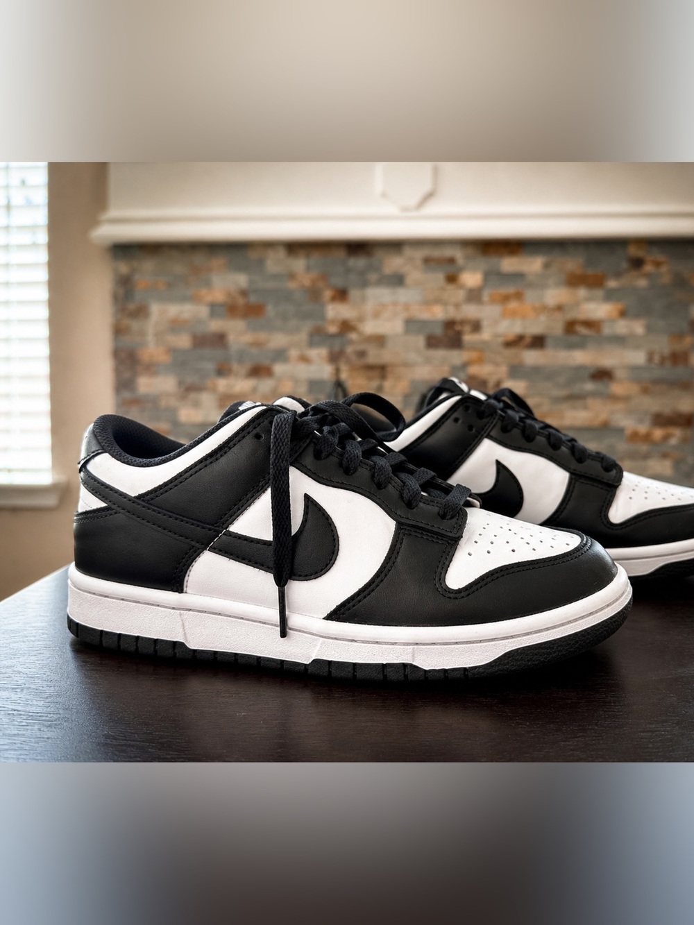 Nike Dunk Low Panda Black White Youth 6.5Y CW1590-100